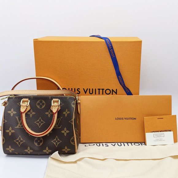 SOLD Louis Vuitton Monogram Speedy Nano Crossbody - Picture 7 of 8